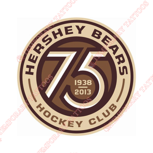 Hershey Bears Customize Temporary Tattoos Stickers NO.9048